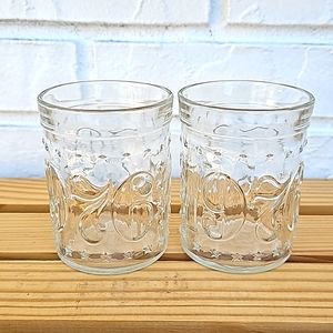 1776-1976 USA Bicentennial Clear Drinking Glasses Vintage Collectible